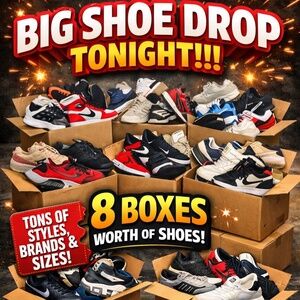 BIG SHOE DROP TONIGHT!!! 📦🔥 Please SHARE!